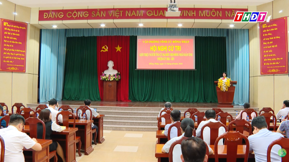 Bí thư Tỉnh ủy Đồng Tháp được giới thiệu ứng cử Đại biểu HĐND khóa mới