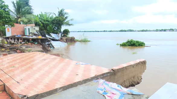 Chủ động giảm thiểu thiệt hại do sạt lở tại xã An Hữu