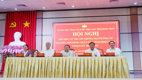 Cử tri phường Sa Đéc gửi gắm nhiều nguyện vọng đến ứng cử viên HĐND tỉnh