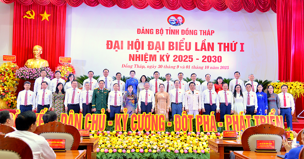 Đại hội Đảng bộ tỉnh Đồng Tháp lần thứ I – thành công tốt đẹp