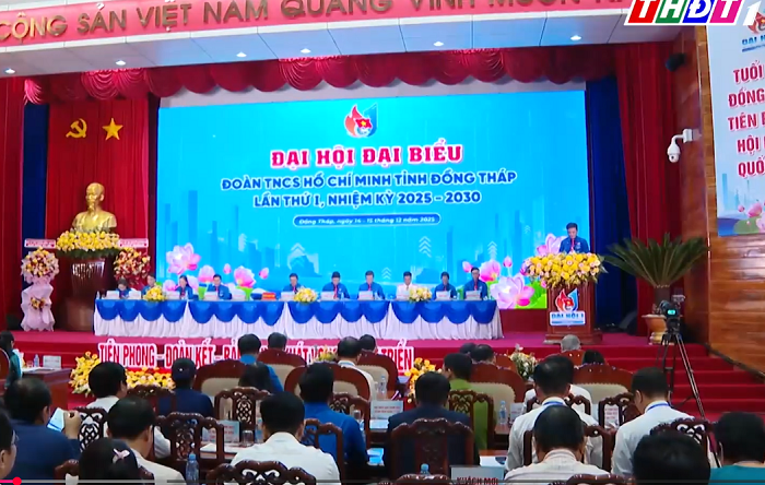 Đại hội đại biểu Đoàn TNCS HCM tỉnh Đồng Tháp lần thứ I thành công tốt đẹp