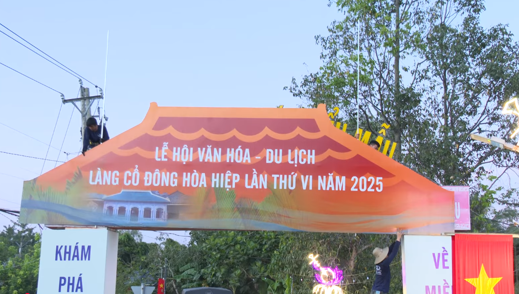 Xã Cái Bè sẵn sàng cho Lễ hội Làng cổ Đông Hoà Hiệp năm 2025