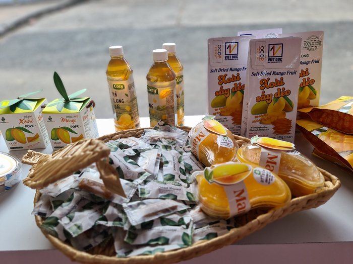 Hấp dẫn nhiều món ăn hưởng ứng Lễ hội Xoài Đồng Tháp