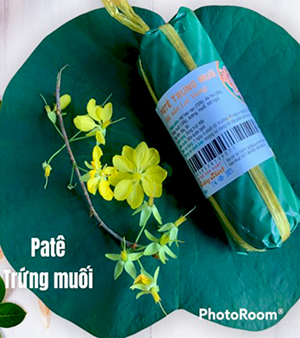 Patê trứng muối