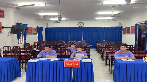 Đột phá ứng dụng họp trực tuyến kết nối hai cơ sở, nâng cao chất lượng sinh hoạt Chi Bộ 7 – Viện KSND tỉnh Đồng Tháp