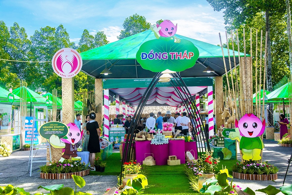 Khai mạc Diễn đàn; Triển lãm, trưng bày “sản phẩm khởi nghiệp tiêu biểu và sản phẩm định hướng kinh tế xanh khu vực Đồng bằng sông Cửu Long
